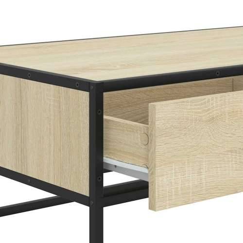 Stolić za kavu boja hrasta sonome 100x50x35 cm od drva i metala - sonoma hrast 1 Cijena