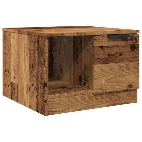 Stolić za kavu boja staro drvo 50x50x36 cm konstruiranog drva - Staro drvo 1 Cijena