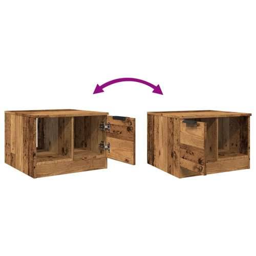 Stolić za kavu boja staro drvo 50x50x36 cm konstruiranog drva - Staro drvo 1 Cijena