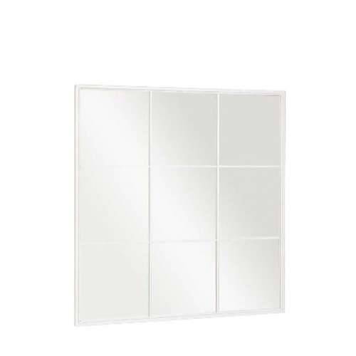 Zidno ogledalo JY21101W Bijela Prozor 90 x 90 x 2 cm Kvadratno Cijena
