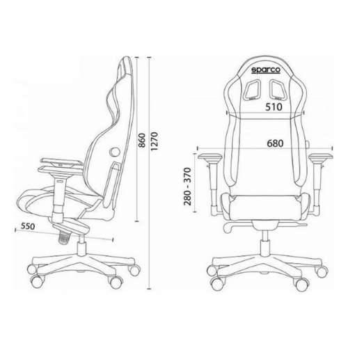 Gaming Stolac Sparco S00998NRRS Crna Crvena/Crna Cijena