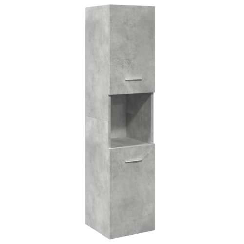 5-dijelni set kupaonskog namještaja siva boja betona drveni - Beton siva 60 x 38.5 x 46 cm 1 Cijena