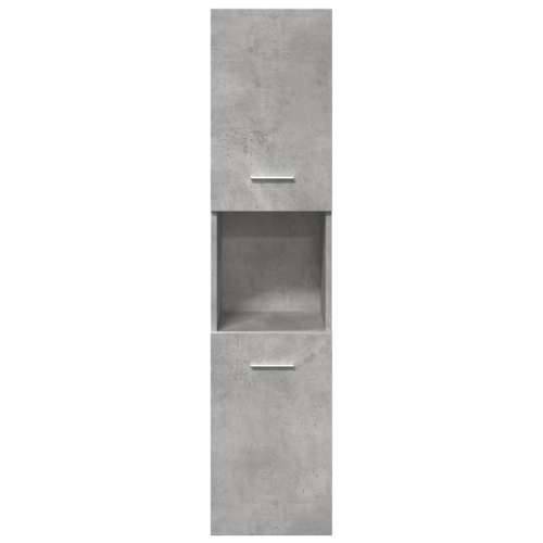 5-dijelni set kupaonskog namještaja siva boja betona drveni - Beton siva 60 x 38.5 x 46 cm 1 Cijena