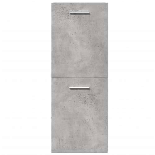 5-dijelni set kupaonskog namještaja siva boja betona drveni - Beton siva 60 x 38.5 x 46 cm 1 Cijena