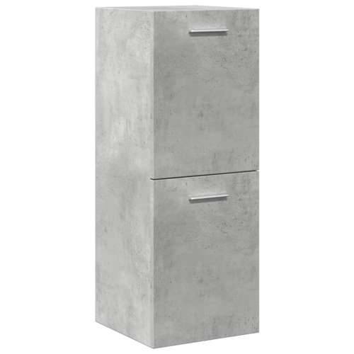 4-dijelni set kupaonskog namještaja siva boja betona drveni - Beton siva 60 x 38.5 x 46 cm 1 Cijena