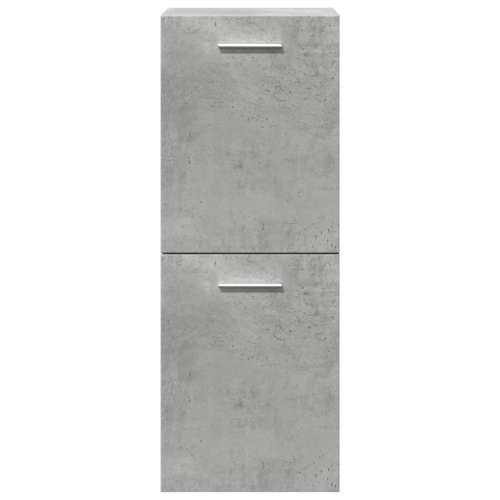 4-dijelni set kupaonskog namještaja siva boja betona drveni - Beton siva 60 x 38.5 x 46 cm 1 Cijena
