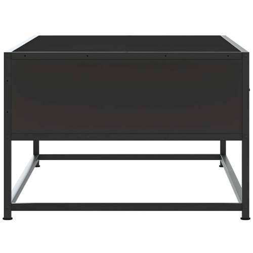 Stolić za kavu crni 100 x 50 x 35 cm konstruirano drvo i metal - Crna 1 Cijena
