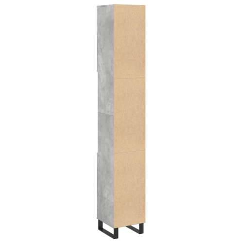 Kupaonski ormarić boja betona 30x30x190 cm konstruirano drvo - Beton siva 1 Cijena