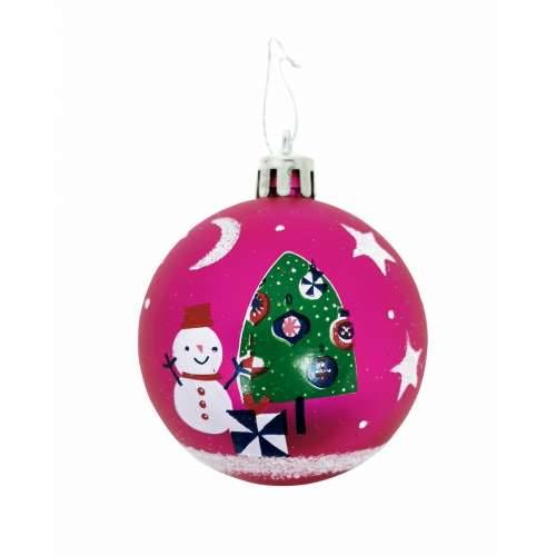 Glob de Crăciun Peppa Pig Cosy corner Fuksija 10 kom. Plastika (Ø 6 cm) Cijena