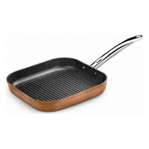 Rebrasta tava za pečenje Monix M740030 Grill 28 cm Kovani Aluminij (4 Dijelovi) (4 kom.) Cijena