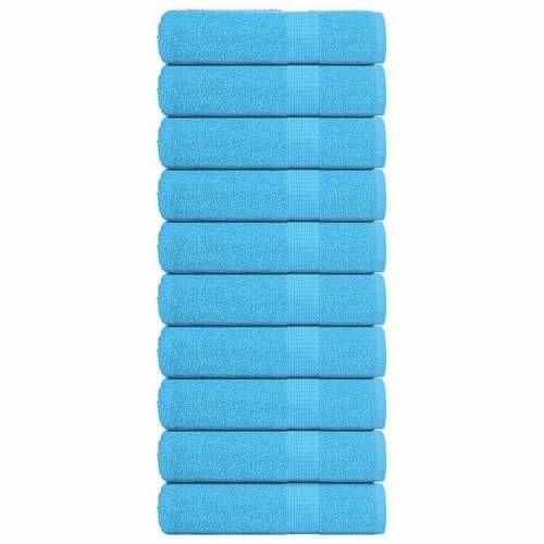 Ručnici za kupanje 10 kom tirkizni 100x150 cm 360gsm 100% pamuk - Tirkizna 100 x 150 cm 10 Cijena