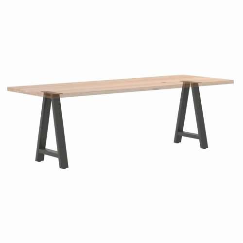 Noge za blagovaonski stol A-oblika 2 kom antracit 50 x (72-73) cm čelik - Antracit 50 x (72-73) cm 1 Cijena