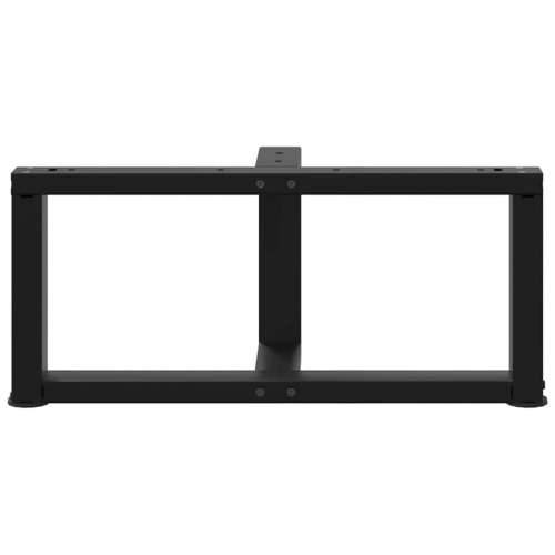 Noge za klub stolić T-oblika 2 kom Crne 70x25x(30-31) cm Čelik - Crna 70 x 25 x (30-31) cm 1 Cijena