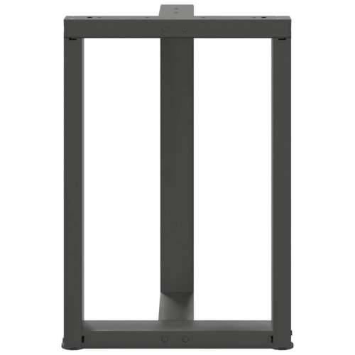 Noge za blagovaonski stol T-oblika 2 kom antracit 60x35x(72-73) cm čelik - Antracit 60 x 35 x (72-73) cm 2 1 Cijena