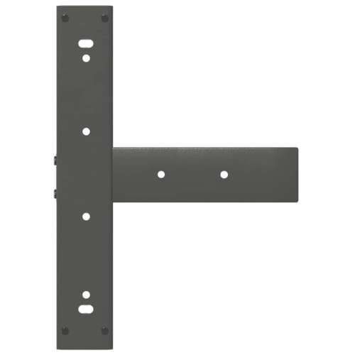 Noge za blagovaonski stol T-oblika 2 kom antracit 60x35x(72-73) cm čelik - Antracit 60 x 35 x (72-73) cm 2 1 Cijena