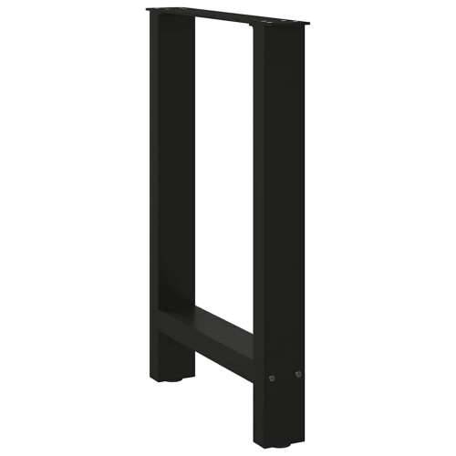 Noge za blagovaonski stol Crne 2 kom 60 x (72-73) cm Čelik - Crna 60 x (72-73) cm 2 1 Cijena