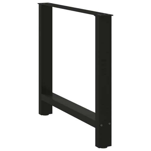 Noge za blagovaonski stol Crne 2 kom 80 x (72-73) cm Čelik - Crna 80 x (72-73) cm 2 1 Cijena