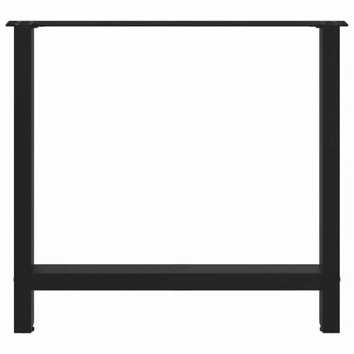 Noge za blagovaonski stol Crne 2 kom 80 x (72-73) cm Čelik - Crna 80 x (72-73) cm 2 1 Cijena