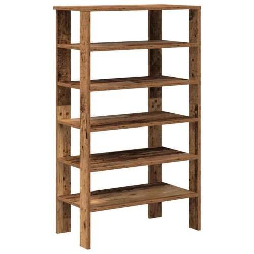 Stalak za cipele boja staro drvo 61x32x105 cm konstruirano drvo - Staro drvo 1 105 cm Cijena