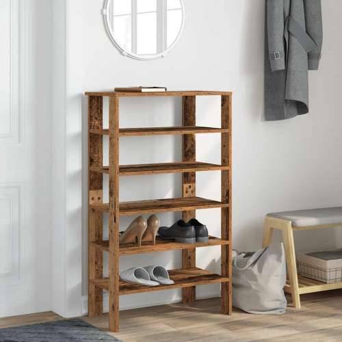 Stalak za cipele boja staro drvo 61x32x105 cm konstruirano drvo - Staro drvo 1 105 cm Cijena
