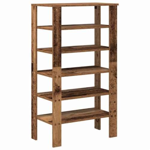 Stalak za cipele boja staro drvo 61x32x105 cm konstruirano drvo - Staro drvo 1 105 cm Cijena