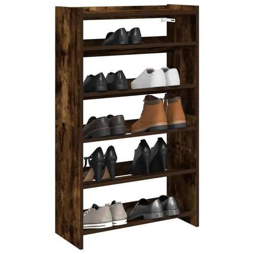 Stalak za cipele boja hrasta 60x25x100 cm konstruirano drvo - Dimljeni hrast 1 100 cm 60 cm Cijena
