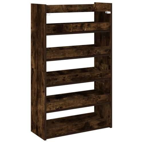 Stalak za cipele boja hrasta 60x25x100 cm konstruirano drvo - Dimljeni hrast 1 100 cm 60 cm Cijena