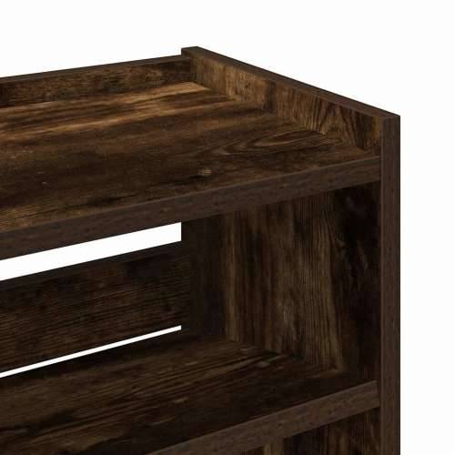 Stalak za cipele boja hrasta 60x25x100 cm konstruirano drvo - Dimljeni hrast 1 100 cm 60 cm Cijena