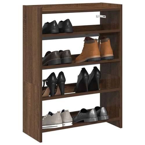 Stalak za cipele boja hrasta 60x25x81 cm konstruirano drvo - Smeđi hrast 1 81 cm 60 cm Cijena