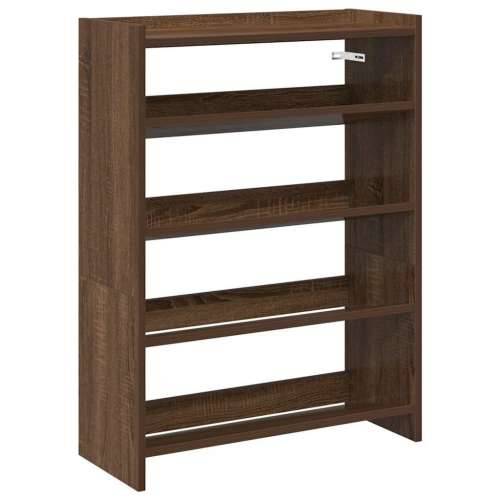 Stalak za cipele boja hrasta 60x25x81 cm konstruirano drvo - Smeđi hrast 1 81 cm 60 cm Cijena