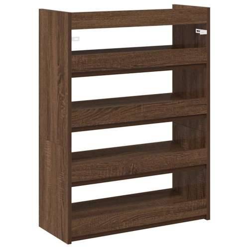 Stalak za cipele boja hrasta 60x25x81 cm konstruirano drvo - Smeđi hrast 1 81 cm 60 cm Cijena