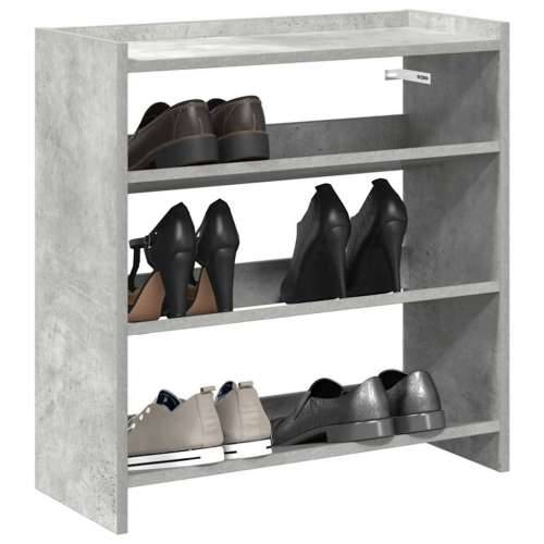 Stalak za cipele boja betona 60x25x62 cm konstruirano drvo - Beton siva 1 62 cm 60 cm Cijena