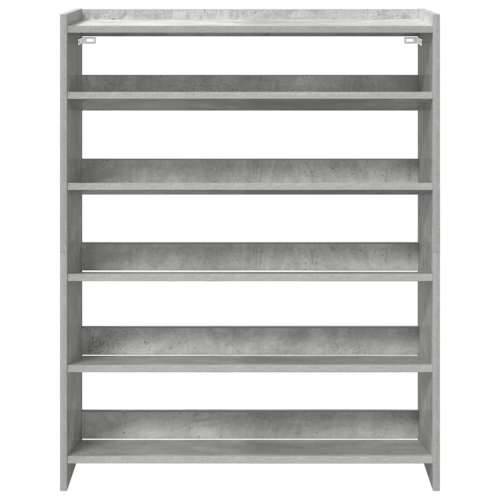 Stalak za cipele boja betona 80x25x100 cm konstruirano drvo - Beton siva 1 100 cm 80 cm Cijena