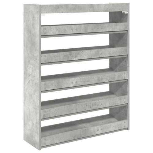 Stalak za cipele boja betona 80x25x100 cm konstruirano drvo - Beton siva 1 100 cm 80 cm Cijena