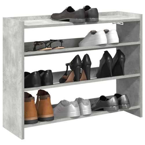 Stalak za cipele boja betona 80x25x62 cm konstruirano drvo - Beton siva 1 62 cm 80 cm Cijena