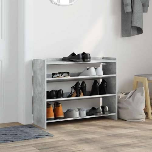 Stalak za cipele boja betona 80x25x62 cm konstruirano drvo - Beton siva 1 62 cm 80 cm Cijena
