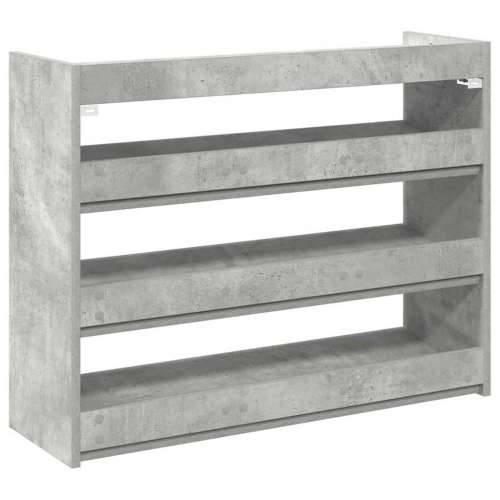 Stalak za cipele boja betona 80x25x62 cm konstruirano drvo - Beton siva 1 62 cm 80 cm Cijena