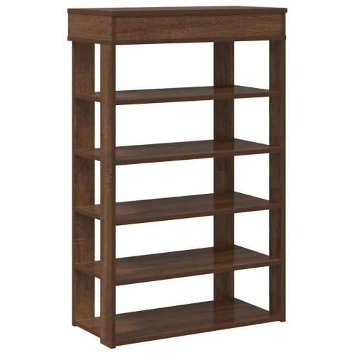 Stalak za cipele Smeđi hrasta 60x30x98 cm konstruirano drvo - Smeđi hrast 1 60 cm Cijena