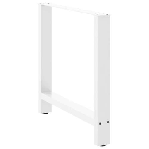 Noge za blagovaonski stol bijele 2 kom 80 x (72-73) cm čelik - Bijela 80 x (72-73) cm 2 1 Cijena