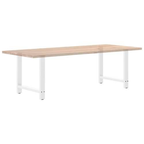 Noge za blagovaonski stol bijele 2 kom 80 x (72-73) cm čelik - Bijela 80 x (72-73) cm 2 1 Cijena
