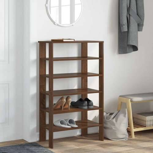 Stalak za cipele boja hrasta 61x32x105 cm konstruirano drvo - Smeđi hrast 1 105 cm Cijena