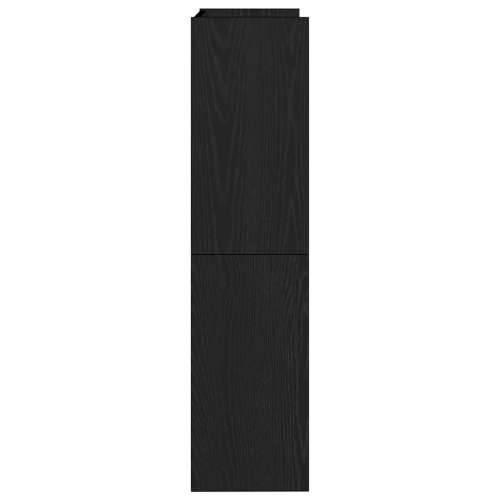 Stalak za cipele crni 60x25x100 cm od konstruiranog drva - Crna 1 100 cm 60 cm Cijena