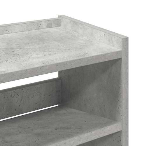 Stalak za cipele boja betona 60x25x100 cm konstruirano drvo - Beton siva 1 100 cm 60 cm Cijena
