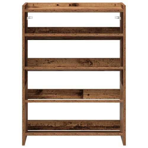 Stalak za cipele boja staro drvo 60x25x81 cm konstruirano drvo - Staro drvo 1 81 cm 60 cm Cijena