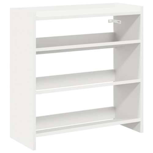 Stalak za cipele bijeli 60x25x62 cm od konstruiranog drva - Bijela 1 62 cm 60 cm Cijena