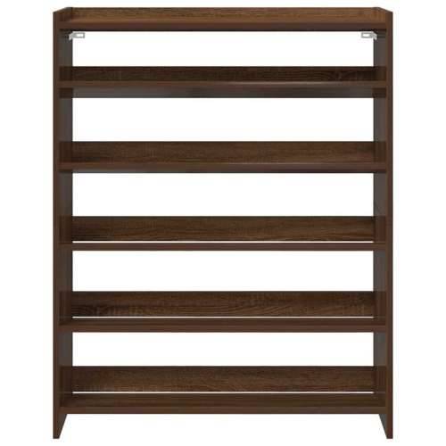 Stalak za cipele boja hrasta 80x25x100 cm konstruirano drvo - Smeđi hrast 1 100 cm 80 cm Cijena