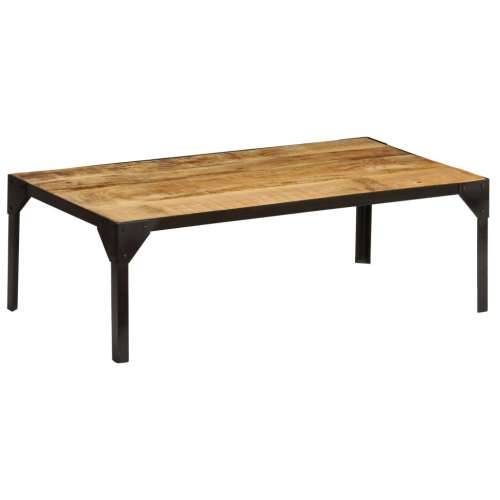 Stolić za kavu od grubog drva manga i čelika 110 cm Cijena