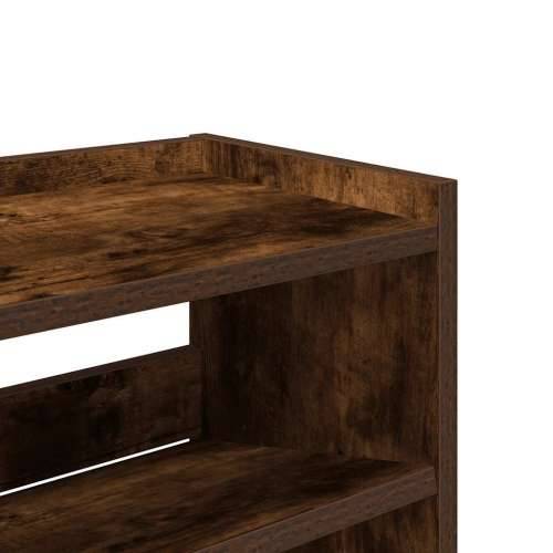Stalak za cipele boja hrasta 80x25x81 cm konstruirano drvo - Dimljeni hrast 1 81 cm 80 cm Cijena