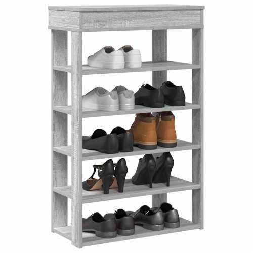 Stalak za cipele boja hrasta 60x30x98 cm konstruirano drvo - Sivi hrast sonoma 1 60 cm Cijena