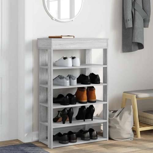 Stalak za cipele boja hrasta 60x30x98 cm konstruirano drvo - Sivi hrast sonoma 1 60 cm Cijena